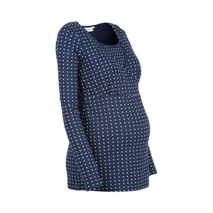 Umstands- Und Still-Shirt In Blau – Bild 2