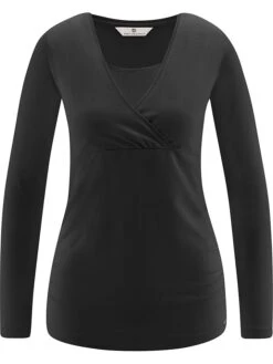 Silllongsleeve "Timea" In Schwarz