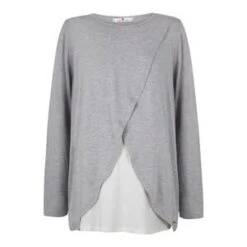 Umstands- Und Still-Shirt In Grau