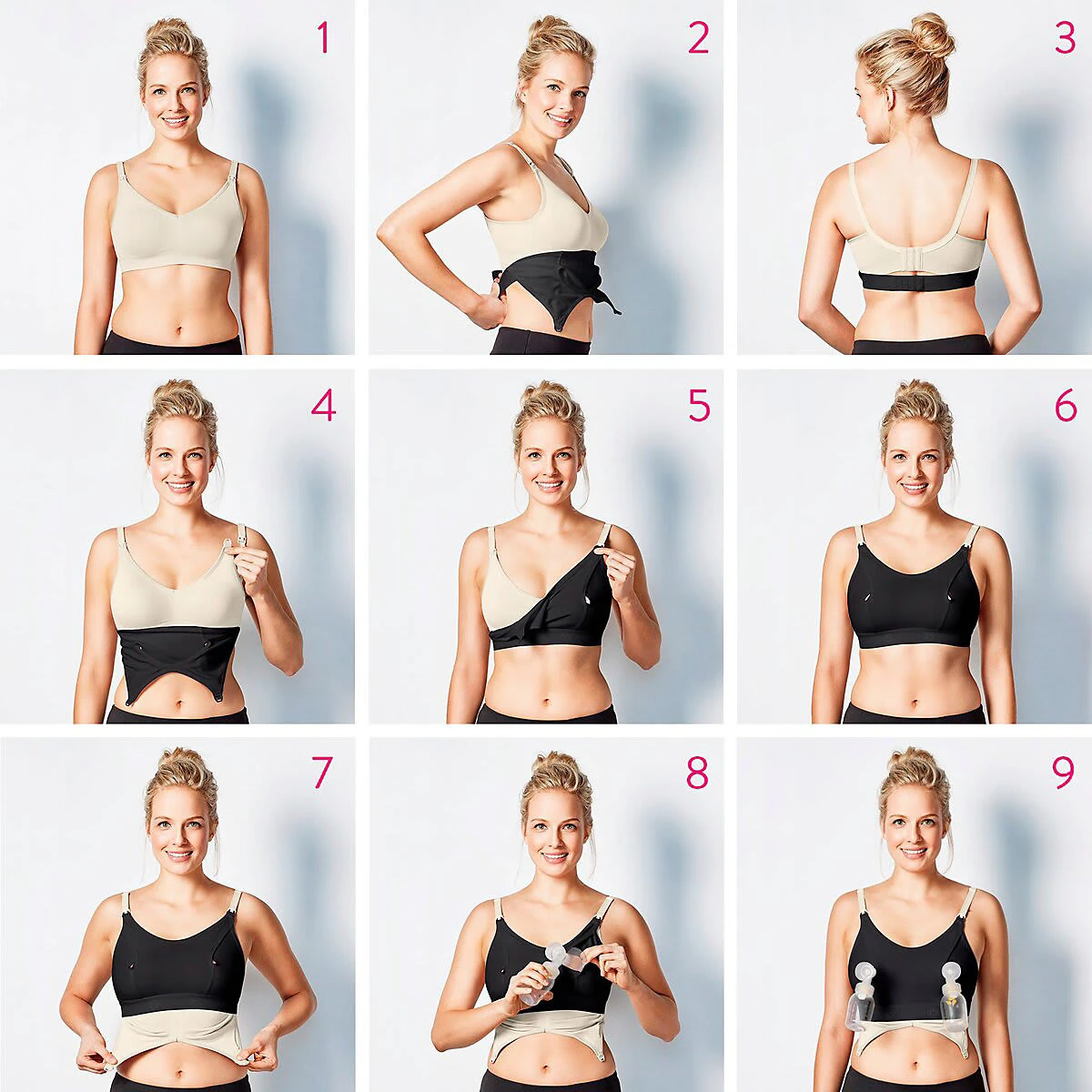 Bravado Schwangerschafts- Und Still BH Clip And Pump Accessory Sustainable, Black,... – Bild 4