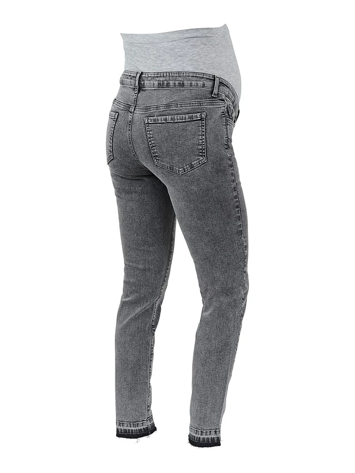 Umstandsjeans "Racine" - Slim Fit - In Grau – Bild 2