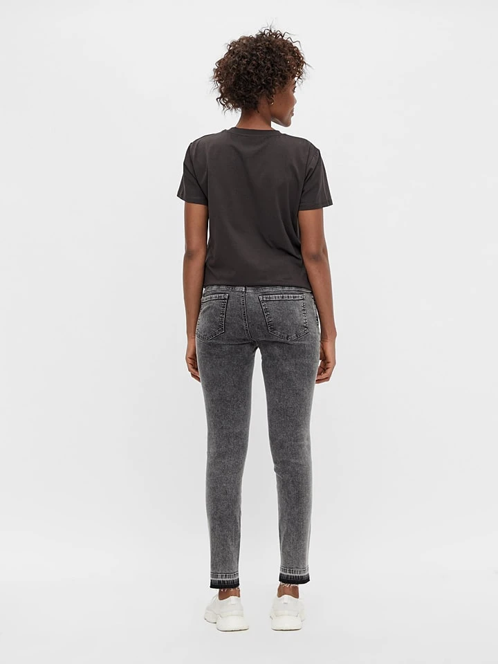 Umstandsjeans "Racine" - Slim Fit - In Grau – Bild 6