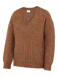 Umstandspullover "Alima" In Hellbraun