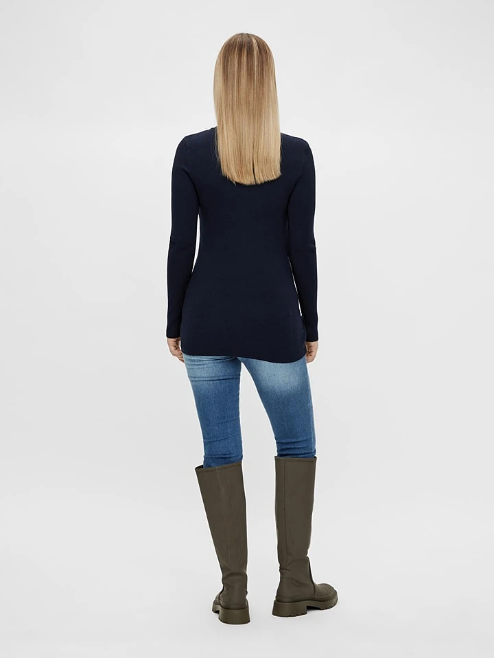 Umstandspullover "Jacina" In Dunkelblau – Bild 5