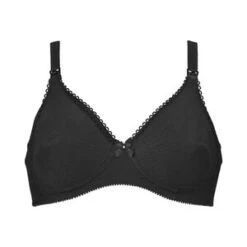 Naturana Still-BH Aus Baumwolle 5089 In Schwarz