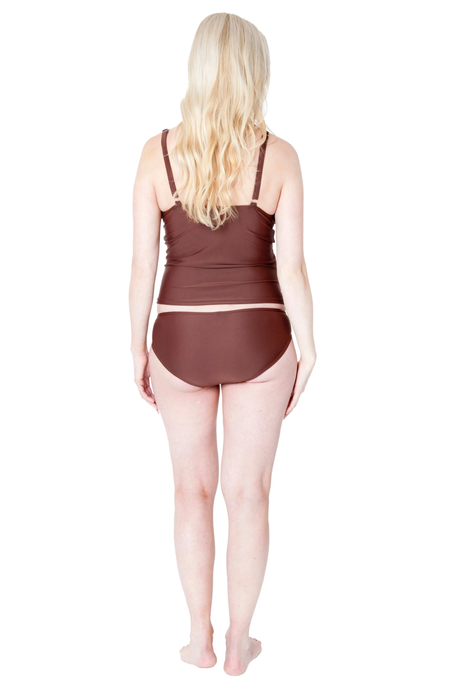 Umstandstankini ALYSSA In Mocca-Creme – Bild 4