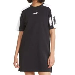 Puma Freizeit Kleider Power CB Tee Dress Women Black