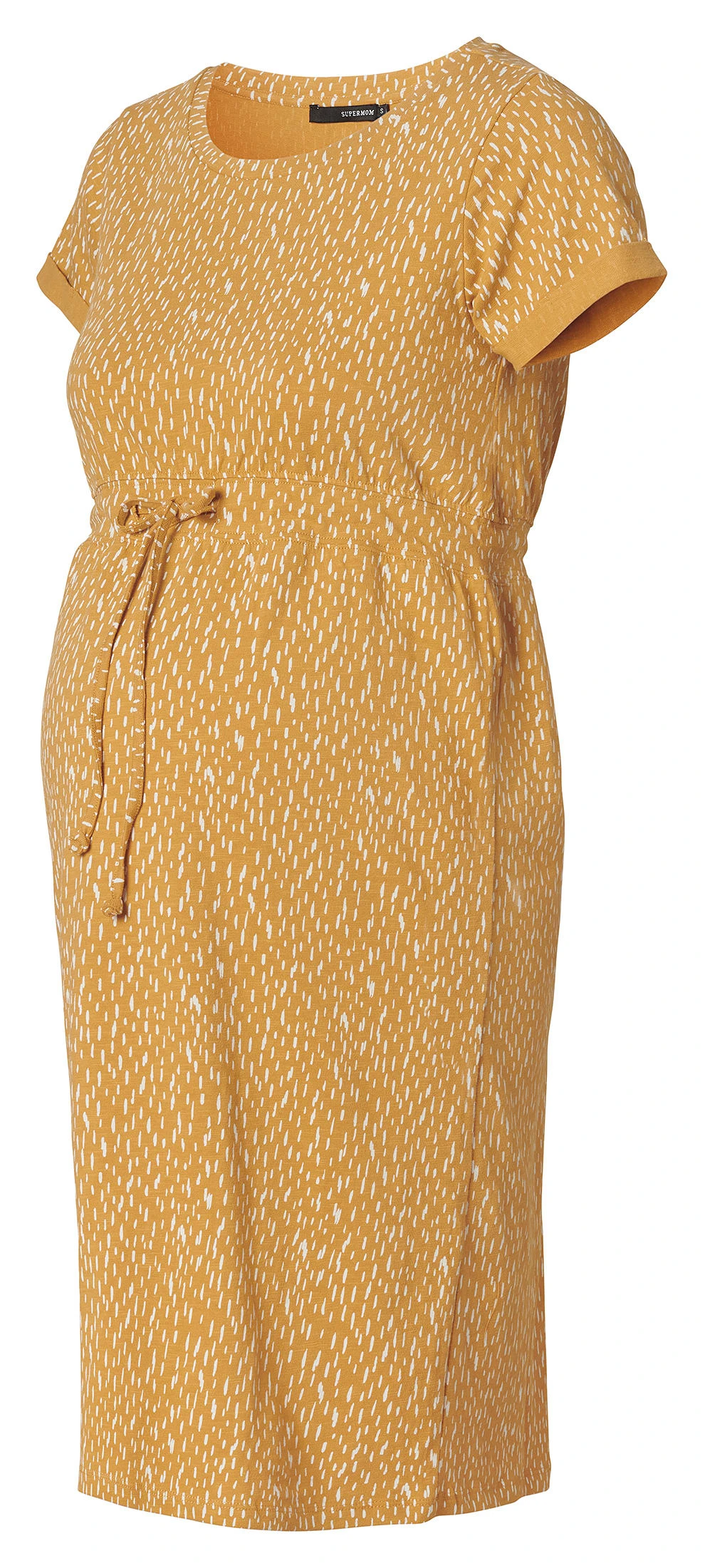 SUPERMOM Kleid Pebbles Yellow In Tinsel – Bild 7